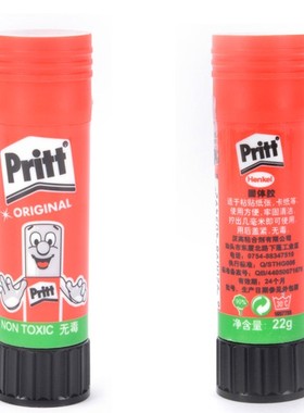 汉高Pritt百特 固体胶22g 固体胶棒胶中号 耐用 PBSE22GC