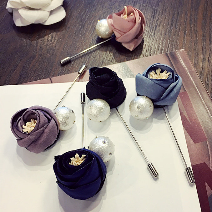 Broche femme en Fils de soie - Ref 1184138 Image 1