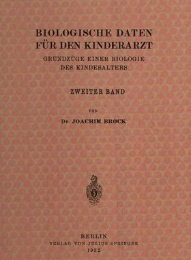 【预订】Biologische Daten Fur Den Kinderarzt...