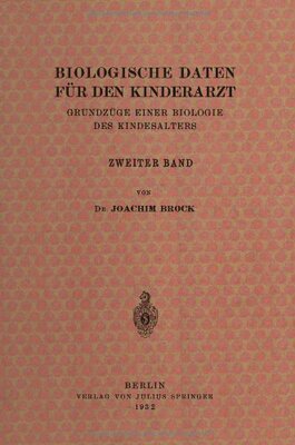 【预订】Biologische Daten Fur Den Kinderarzt...