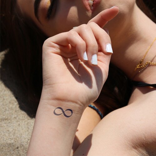 【】inkbox果汁纹身模板(a67)1.5x3cm 无穷