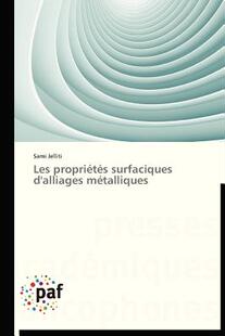 【预售】Les Proprietes Surfaciques D'Alliage...