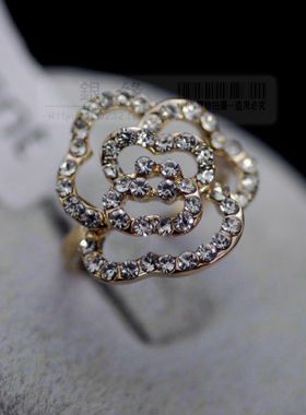 丽晶饰品精美玫瑰花安娜苏山茶花