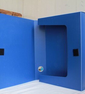 佳易来AC-828A A4 80s塑料档案盒 厚5.5CM带粘扣 文件盒 资料盒