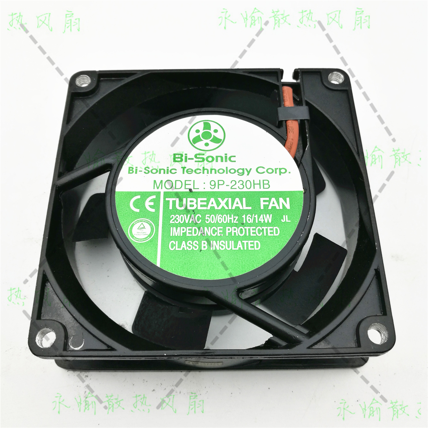 原装台湾百瑞 9P-230HB AC230V 16/14W 9225 双滚珠 轴流散热风扇