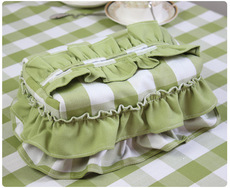 Коробка для салфеток 绿色格子纸巾盒外套餐巾盒外套抽纸盒外套田园纸巾盒外套 Pink elements