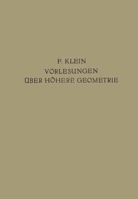 【预订】Vorlesungen Uber Hohere Geometrie