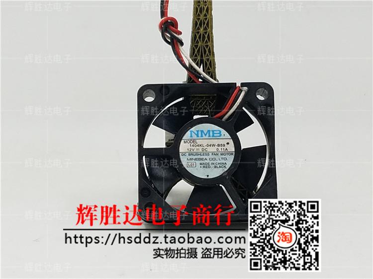 NMB 1404KL-04W-B59 12V 0.11A 3.5cm 3510 原装 3线 微型 风扇