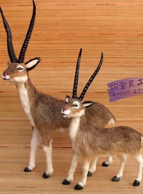 藏羚羊拍照带角送男友认知道具