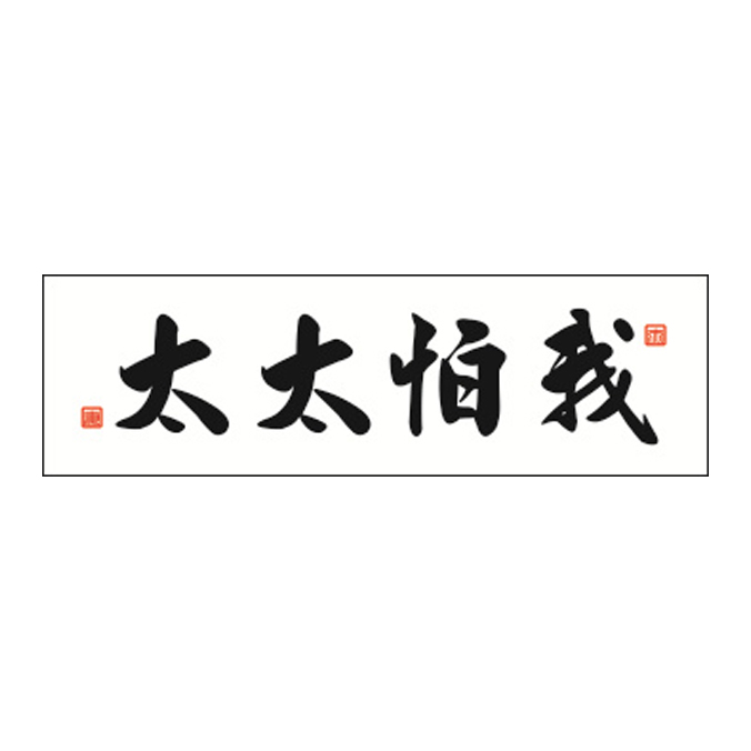 太太怕我精准印花十字绣