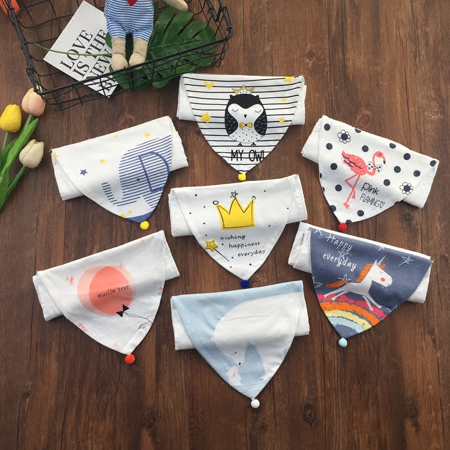 3-7岁小童4层纱布纯棉加大款宝宝