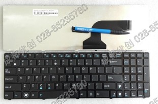 ASUS华硕X54H N53S 全新原装 K53s X53S键盘带框蓝色印刷 A53 N61