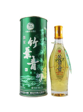 品牌老酒国产白酒山西国宝圆桶竹叶青酒38度475ml露酒名酒单支