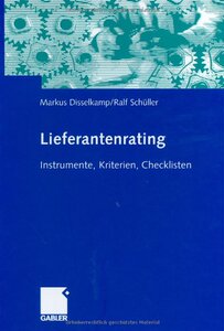 【预售】Lieferantenrating: Instrumente, Kriterien, Che...