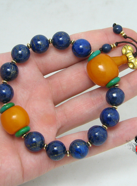 特价佛珠吊坠男女天然青金石