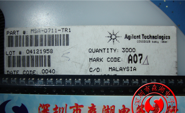 MSA-0711-TR1G MSA-0711 AGILENT SOT-143 原装正品