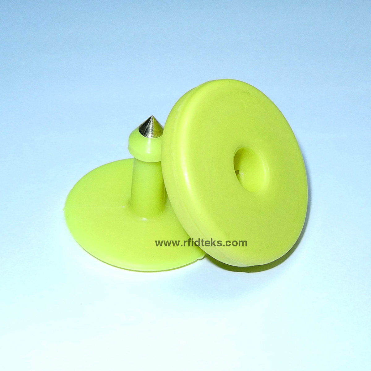 低频高频超高频电子标签RFID打码圆形电子耳标（猪牛羊耳标）