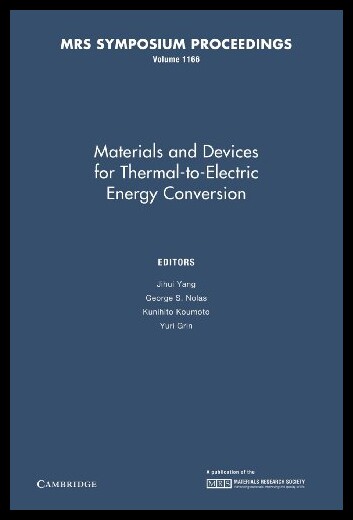 【预售】Materials and Devices for Thermal-To-Electric Ene