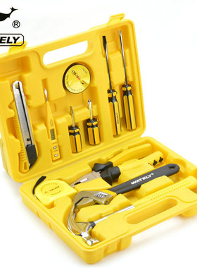 Wately威特力 12件家庭工具组套 12PC家用工具组合包 工具套组