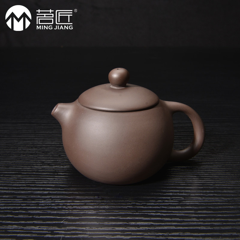 茗匠名家茶具泡茶壶原矿紫砂壶西施壶功夫茶壶手抓壶