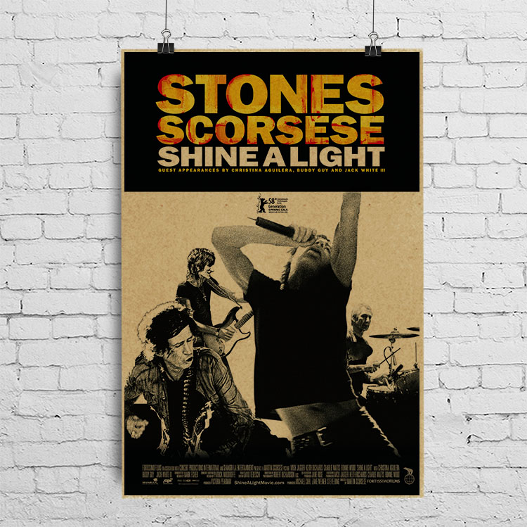 摇滚演唱会海报 给我庇护Gimme Shelter基思理查兹Keith Richards