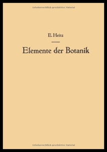 【预售】Elemente Der Botanik: Eine Anleitung Z