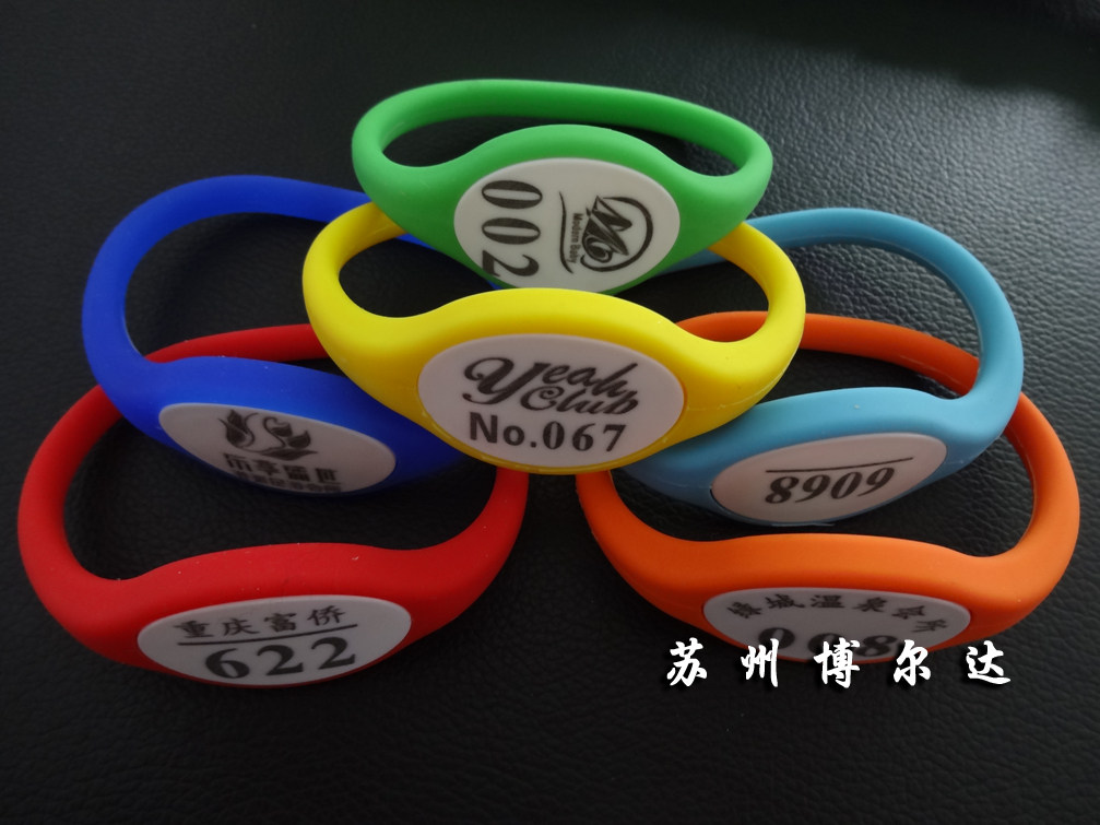 浴室手牌 桑拿锁手链 洗浴手牌 号码牌手圈 手带硅胶定做