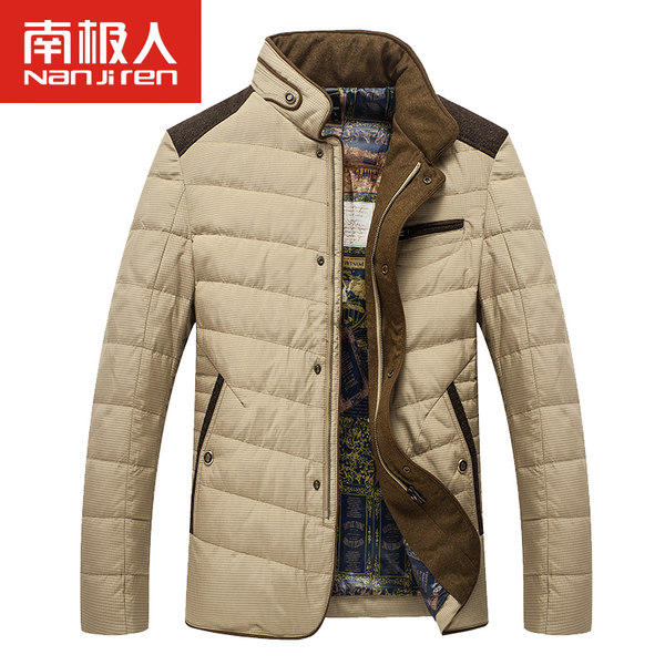 南极人 男士立领 羽绒服 优惠券折后￥198包邮（￥398-200）