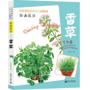 绘画技巧（香草）彩色铅笔绘画从入门到精通 自学彩铅画入门教程书