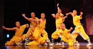 新款少林僧服罗汉服独臂武术演出服和尚服少林寺武术表演练功服