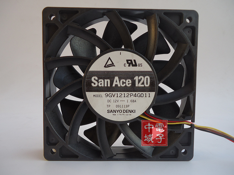 原装正品 Sanyo 9GV1212P4G011 DC12V 1.68a 超大风量 散热风扇