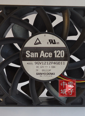 原装正品 Sanyo 9GV1212P4G011 DC12V 1.68a 超大风量 散热风扇
