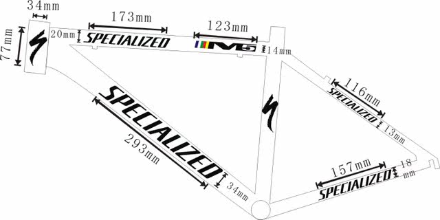 Autocollant pour vélo - Ref 2282115 Image 1