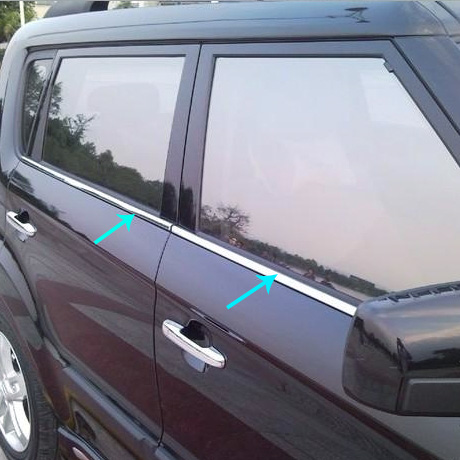 秀尔车窗亮条起亚首尔不锈钢贴片