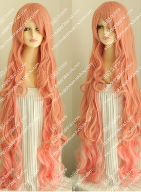 原宿 水粉色渐变 一米长卷发AKB0048苍井晶/薇薇/小嶋阳菜COS假发