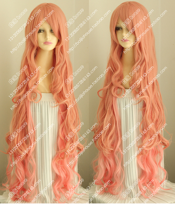 原宿 水粉色渐变 一米长卷发AKB0048苍井晶/薇薇/小嶋阳菜COS假发