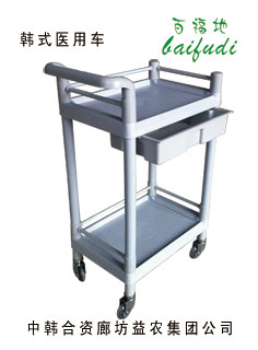 101K韩式医用车ABS双层美容车ABS治疗车运药车医用推车牙科小推车