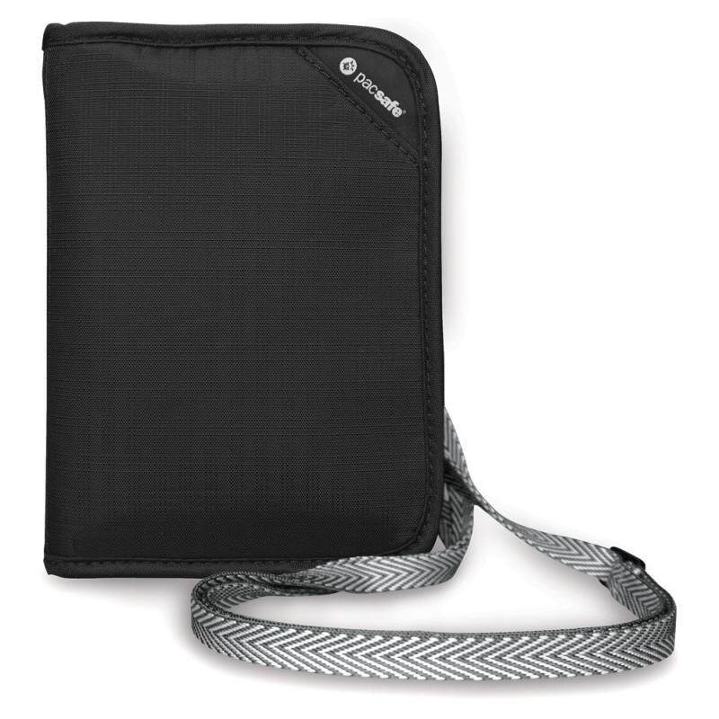 Pacsafe卡套男锦纶拉链标志RFIDsafe V150正品410174