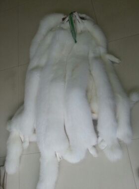 各种狐狸皮围脖披肩围巾蓝狐