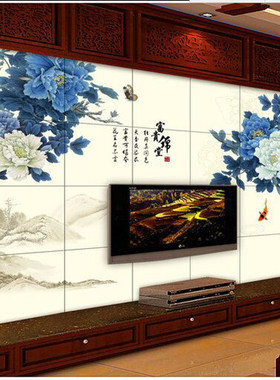 瓷砖壁画3d雕刻电视背景墙砖
