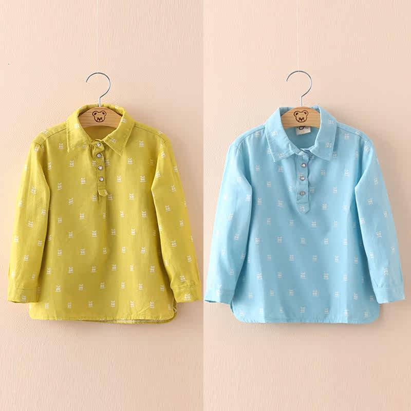 Chemise fille à manche longue - Ref 2085738 Image 1