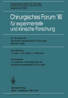 【预订】Chirurgisches Forum 80: Fur Experime...