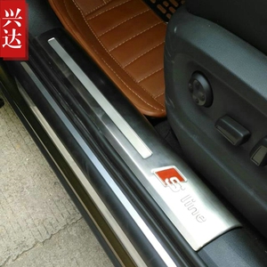 适用于2013-18款一汽奥迪Q3专用不锈钢迎宾踏板 AUDI Q3内门槛条