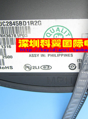 丝印2845B   UC2845BD1R2G高性能电流模式控制器 ON全新原装 SOP8