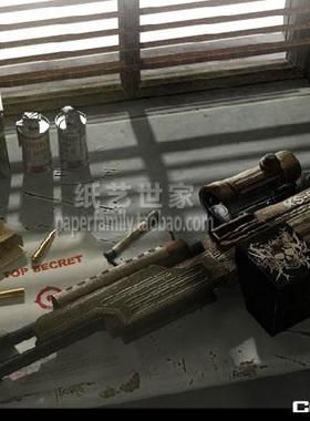 需自己做 7094 CSOL碎魂者 无说明书 约20cm长 需自己做 3D纸模型