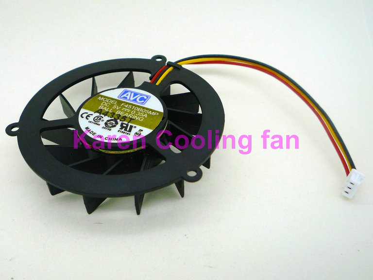 全新原装AVC F4510B05MP DC5V 0.35A 3线 笔记本散热风扇