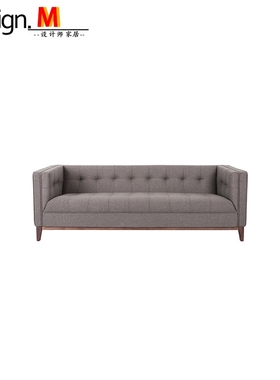 Design.M设计师家具 atwood sofa/阿特伍德布艺 小户型三人位沙发