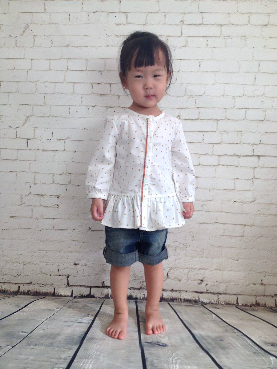 Chemise fille à manche longue - Ref 2086668 Image 1