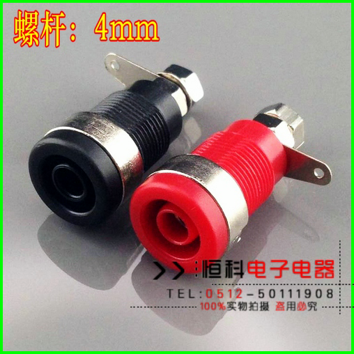 耐高压面板安装香蕉插座接线柱