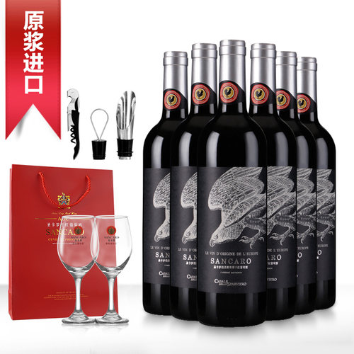 SANCARO圣卡罗雄鹰干红葡萄酒750ml*6